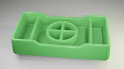 Plastic rib part