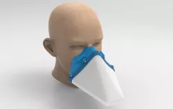 Protective Mask with Coffee Filter No. 2