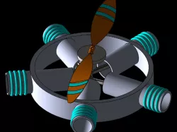 Radial Engine Assembly