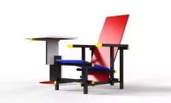 Red and Blue Chair