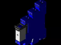 Relé modular, 2 polos, Finder 38.52.0.024.0060