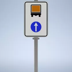 Road sign 425