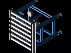 Roller Conveyor with Pop up arrangement