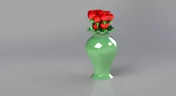 Roses in vase