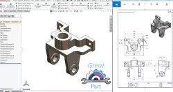 SolidWorks 2019 - 3 Boyutlu Katı Model Alıştırmaları - 1 (Great Part - Youtube Eğitim Kanalı)