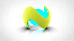 Solidworks Tutorial #81 How to Design a Modern  3D logo in Solidworks Modeling