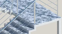 Staircase with marble - Escada com mármore