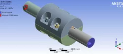 Static Analysis of Split muff coupling