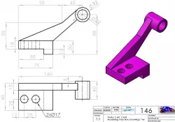 Study CAD CAM - Modeling Practice Drawings 146