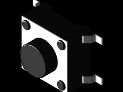 Tact Switch SMD 6x6mm x 4,5mm