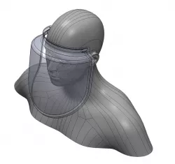 Vacuum Formed Face Shield Visor