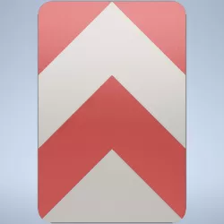 Vertical road marking sign #3