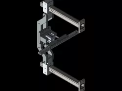Vertical sealing assembly for vffs