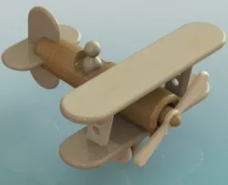 vintage bi-plane
