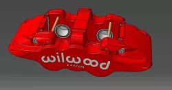 Wilwood Brake Caliper Assy 120-13338 4-Piston Space Claim Model
