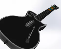 xbox guitar from guitar hero