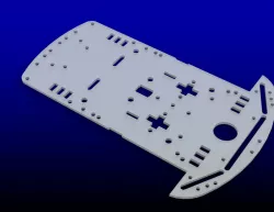 ZK-2 smart robot car baseplate