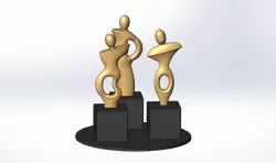 Скульптура. Женщина. / Abstract Sculpture Woman