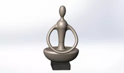 Скульптура. Медитирующая фигура. / Meditating Figure Sculpture
