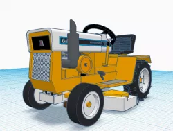 1970 Cub Cadet 107 with mower deck