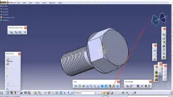 3DTMPPPolinema18 - Bolt & Nut Metric M42