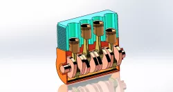 4 Silindirli Motor