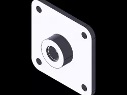 4FTMPPPolinema01 - V-Wheel 3D & Drawing