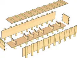 4mtr Wooden Box