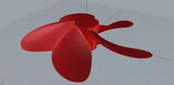 5 Blade Propeller_Left Hand