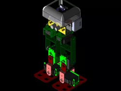 Arduino Biped Robot (Humanoid Robot) With Ultrasonic Sensor