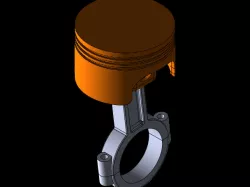 ASSEMBLY PARTS FOR PISTON