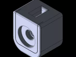 Belt end locker for Creality 3D printer