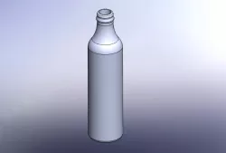 bottle for machine filling
