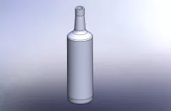 bottle for machine filling