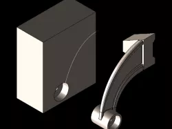 Bumper Mounts for Black Oak LED light bar.