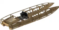 Catamaran RC Speedboat Skeleton