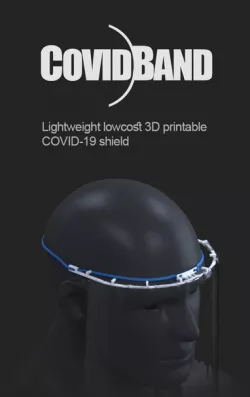 Cheapest functional Covid-19 Helmet frame