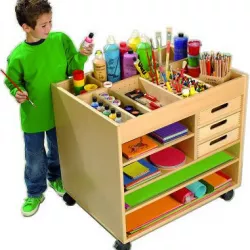 Children's mobile shelving - Детский мобильный стеллаж