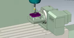 clamp system for vice - 4 axis machine