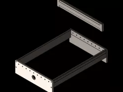 CNC router frame
