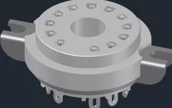 compactron 12-pin tube socket