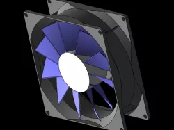 Computer CPU cooling fan