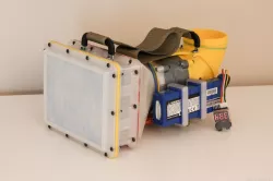 COVID-19 Air filtering unit & pressure suit