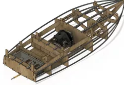 Crackerbox RC Speedboat Skeleton