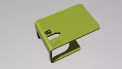 Desk water bottle holder
