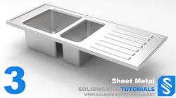 Double Sink Sheet Metal