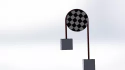 dynamic pulley moving animation in solidworks