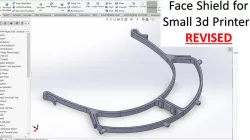 Face Shield For SMALL 3D Printers