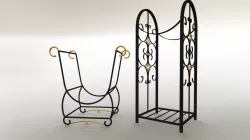 FIREPLACE WOOD HOLDERS