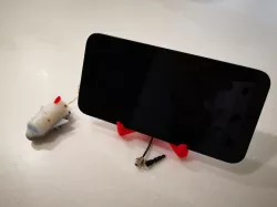 Foldable stand for smartphone and tablet (Cuboid shape)